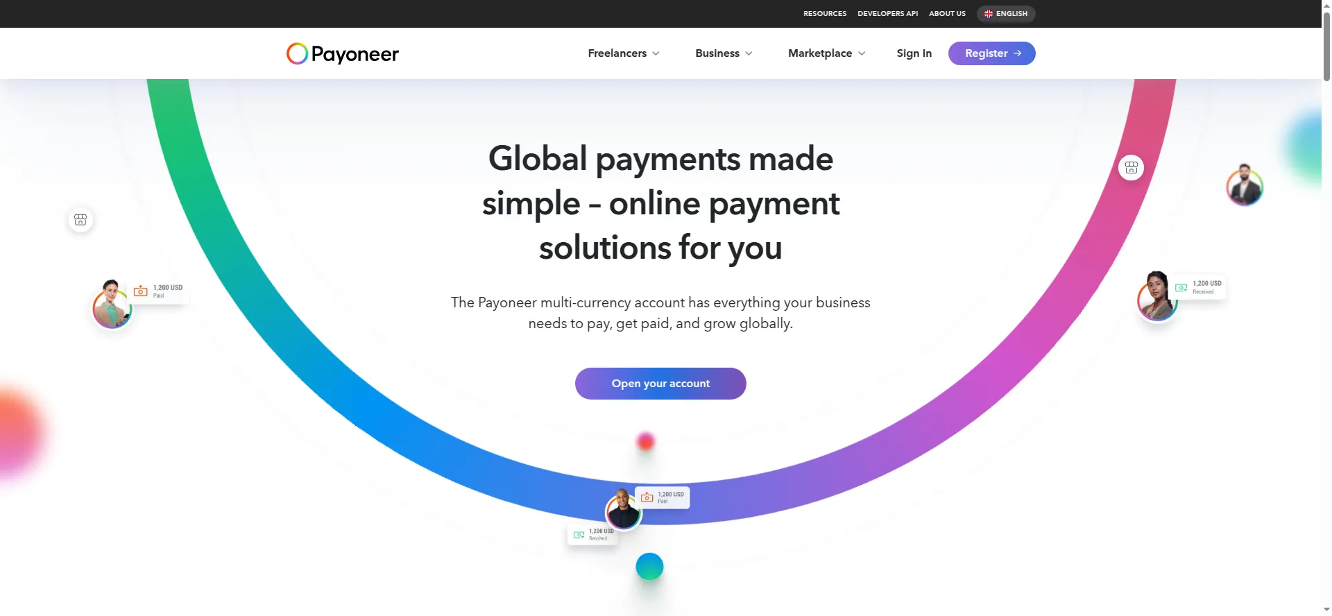 payoneer portal preview