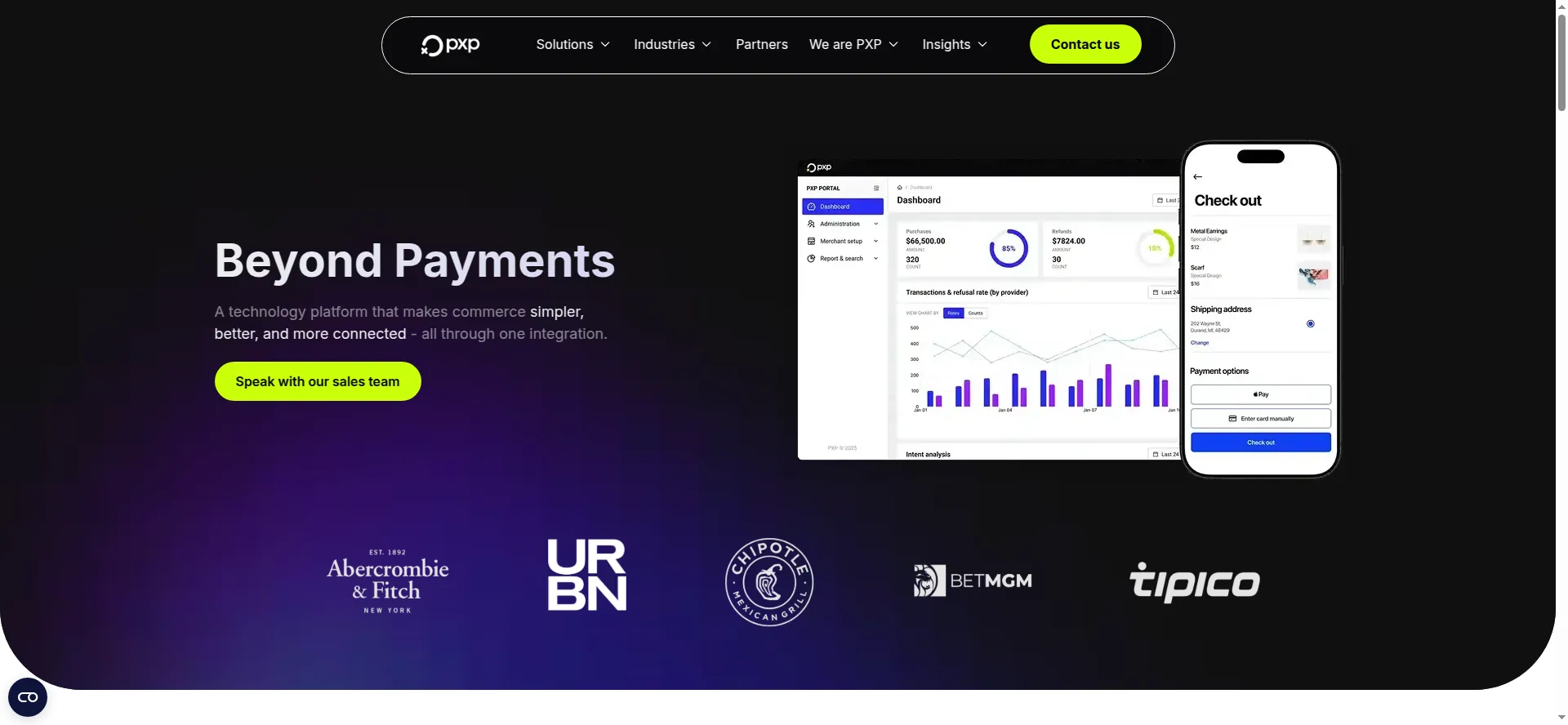 pxp-solutions portal preview